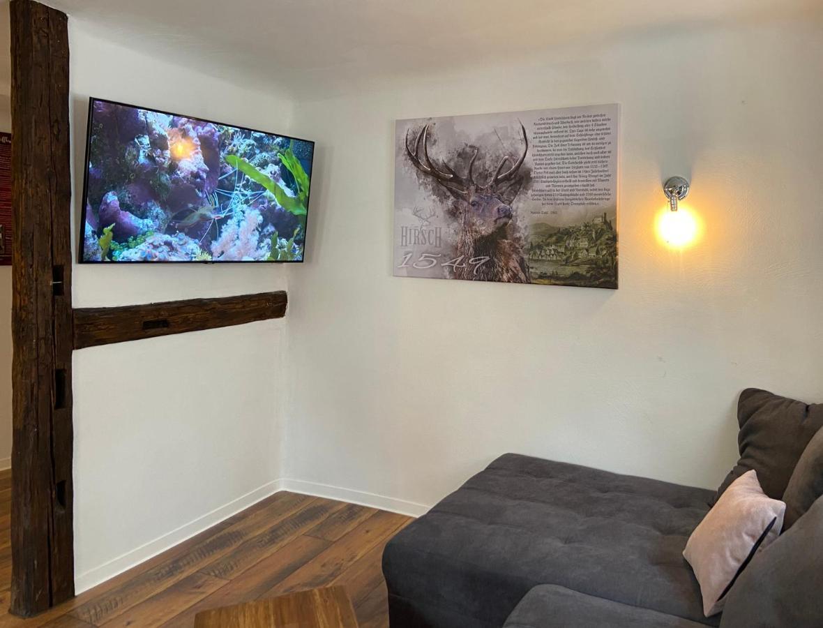 Appartement Schlossberg, Gasthaus Hirsch Hirschhorn Eksteriør billede