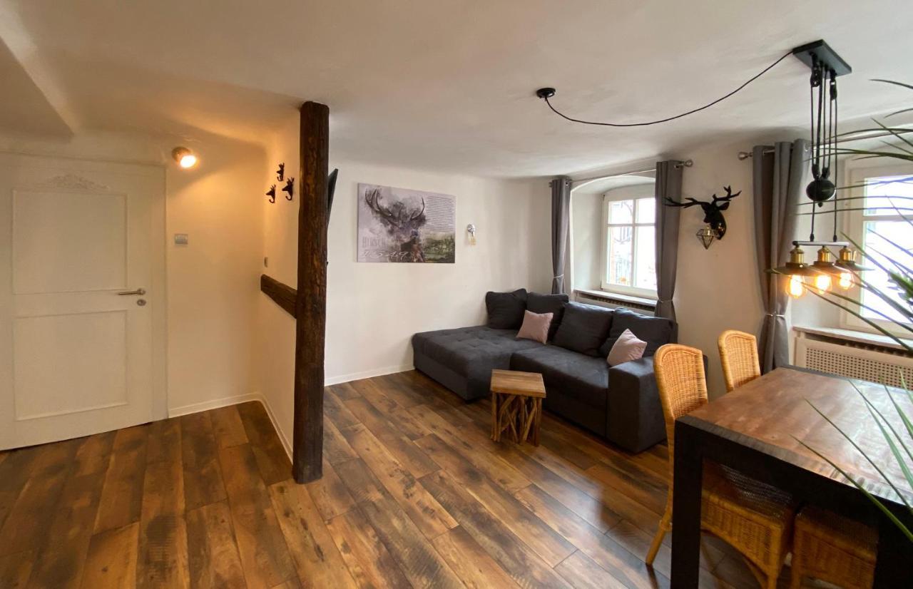 Appartement Schlossberg, Gasthaus Hirsch Hirschhorn Eksteriør billede