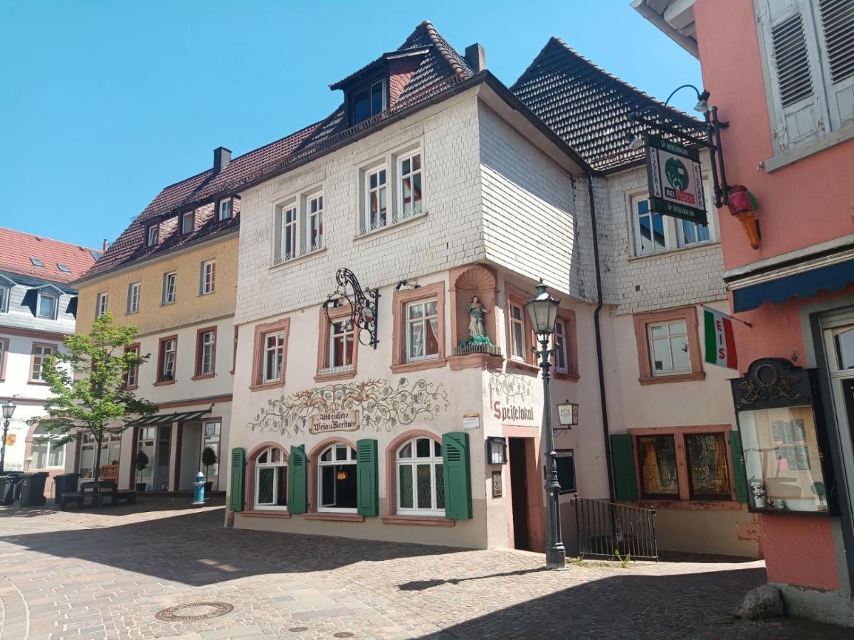 Appartement Schlossberg, Gasthaus Hirsch Hirschhorn Eksteriør billede