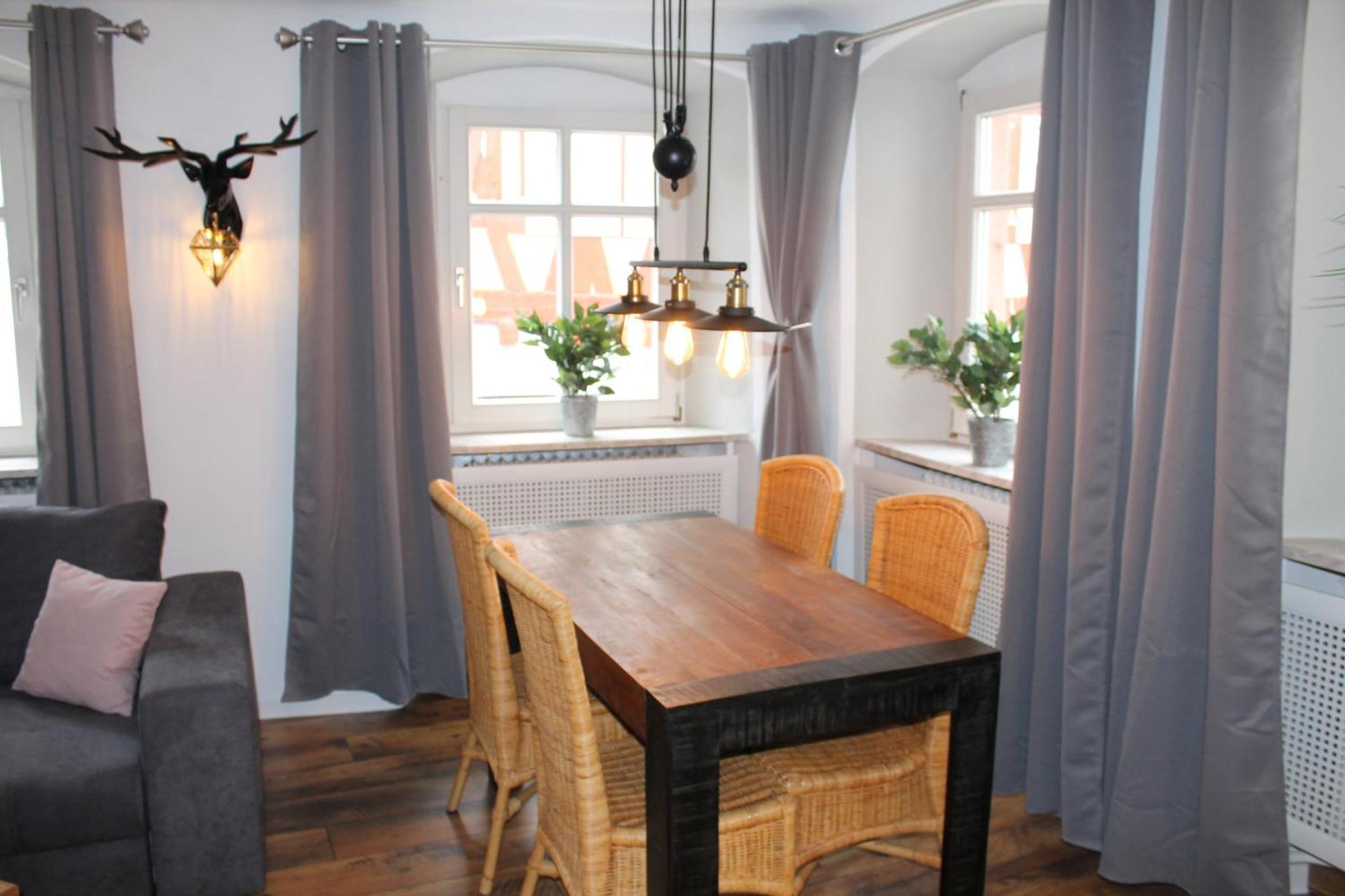 Appartement Schlossberg, Gasthaus Hirsch Hirschhorn Eksteriør billede