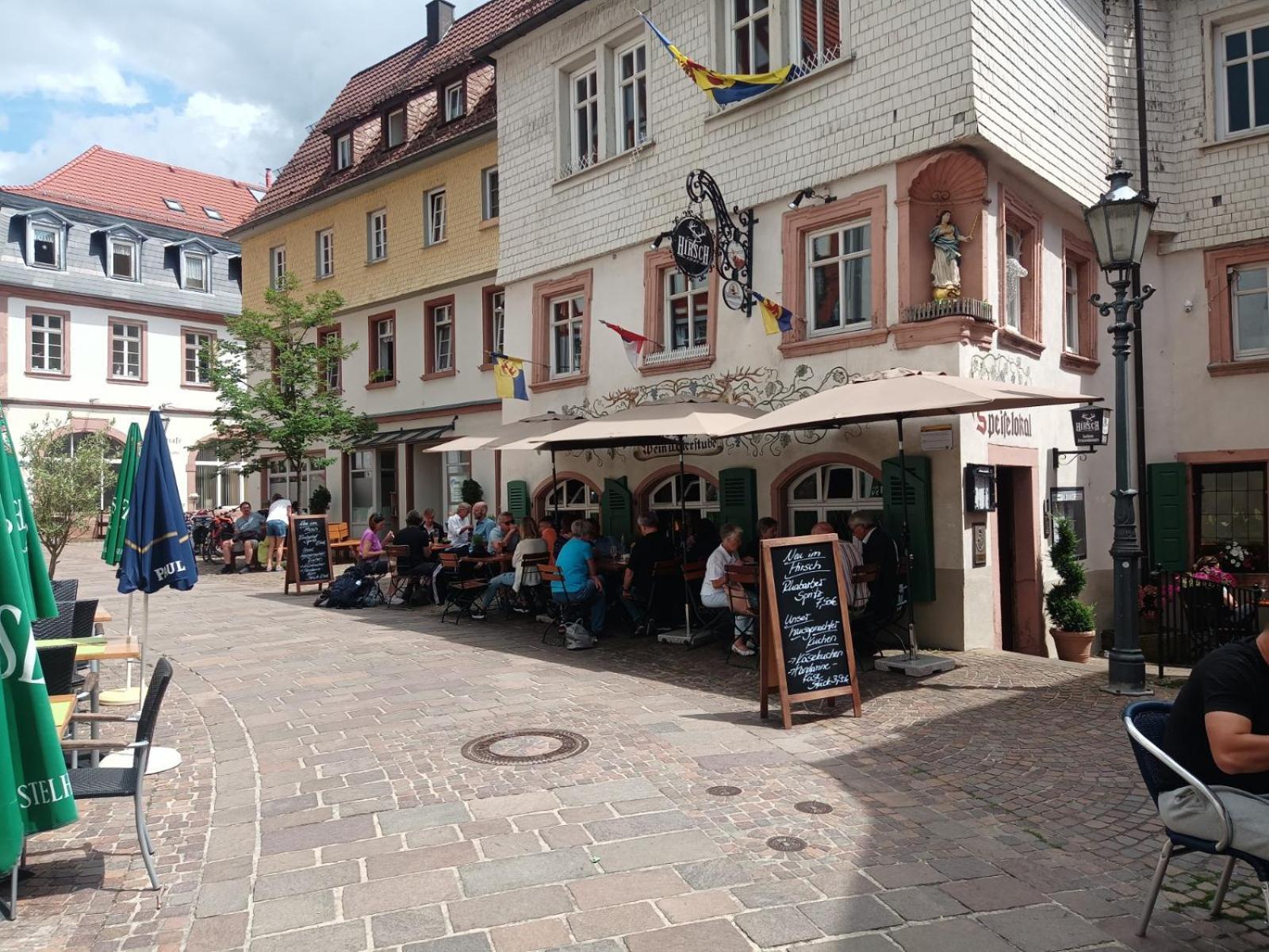 Appartement Schlossberg, Gasthaus Hirsch Hirschhorn Eksteriør billede