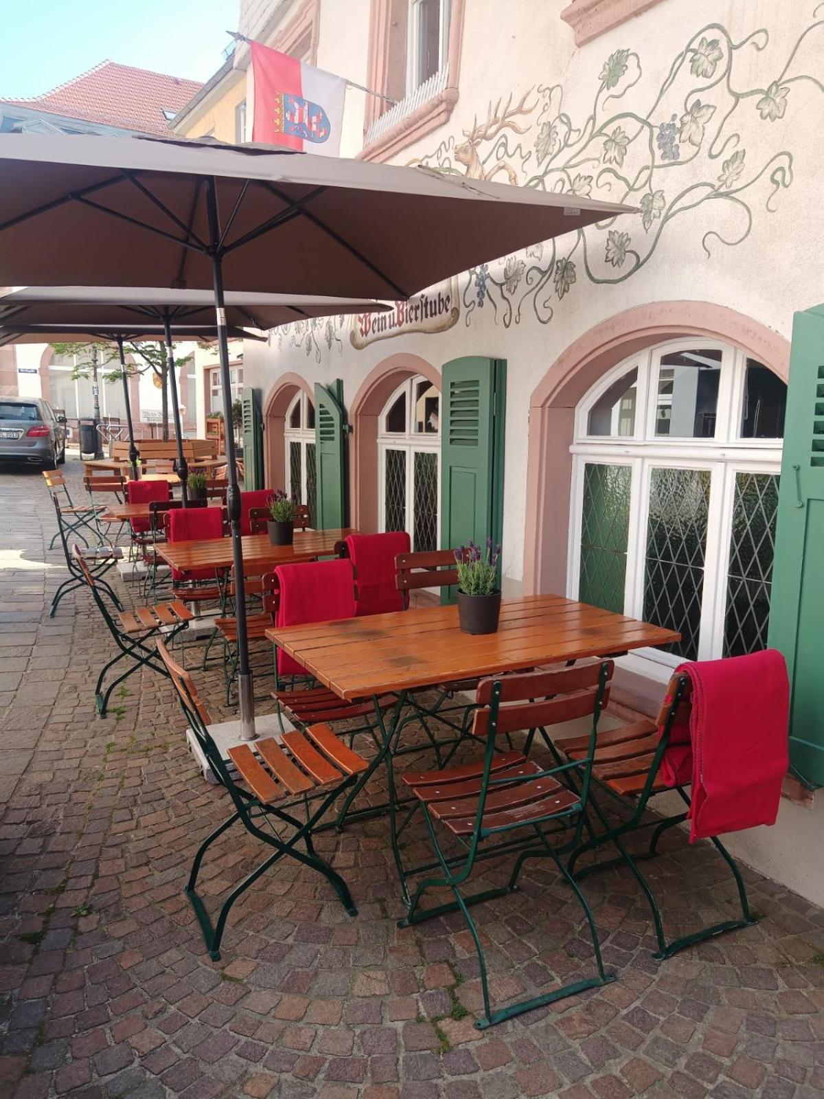 Appartement Schlossberg, Gasthaus Hirsch Hirschhorn Eksteriør billede